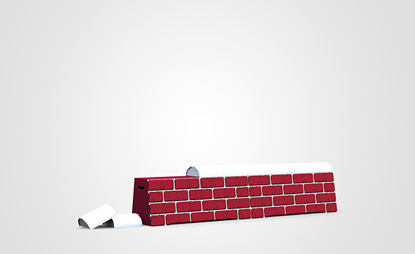 Abschlusssteine Mauer 